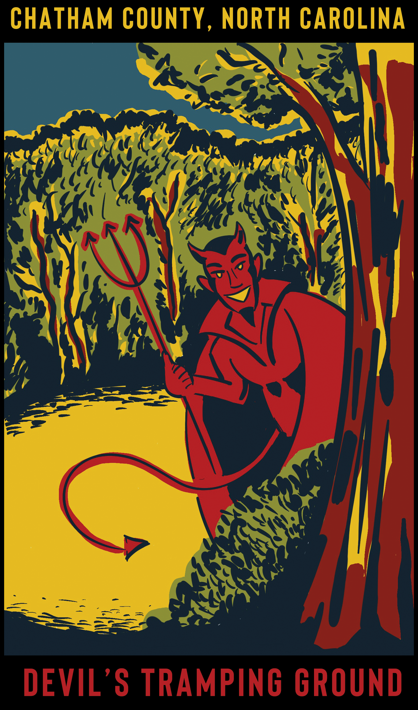 Buy a Devil's Tramping Ground sticker