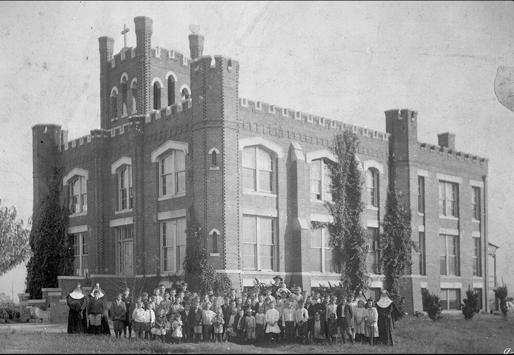 The Nazareth Orphanage in the early 20th Century. Photo from the State Archives of North Carolina.