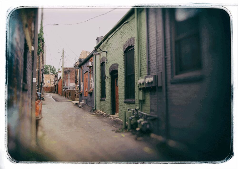 Chicken Alley in Asheville, where the ghost of Dr. Smith is said to walk.